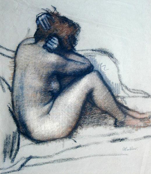 Nude, 1950 (pastel on paper)