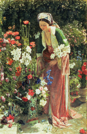 In the Bey's Garden, 1865 (panel)