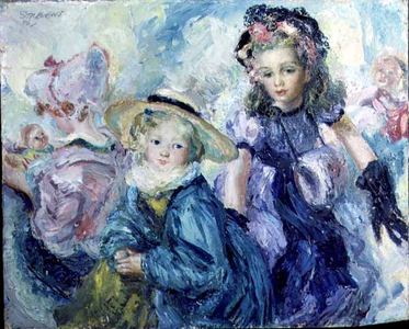 Dressing Up, 1946 (oil on panel)