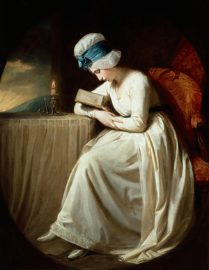 Serena reading, 1780-85 (oil on canvas)