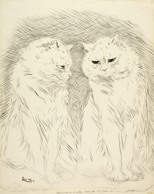 Pals (w/c on paper)