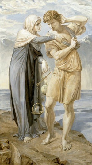 Man harkens to the Appeal of Conscience, 1910