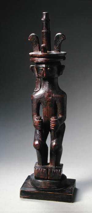 Male Figure from Central Nias (wood)