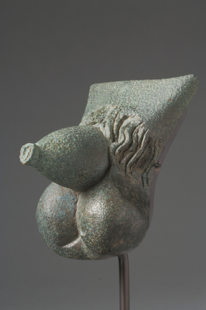 Votive plaque in the form of a phallus (bronze) (see also 325624 and 325646)