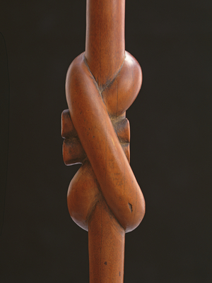Detail of a Zulu Staff (wood)