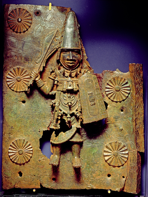Benin Plaque, Nigeria (brass)