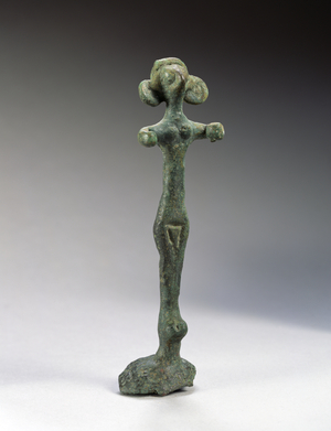 Female figure, early 2nd millennium BC (bronze)