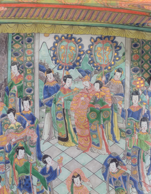 Large Famille Verte Charger, Kangxi period (1662-1722) (porcelain) (see also 272193)