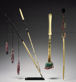 Zulu Ritual Objects (ivory and beads)