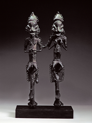 Standing Figures, Yoruba Culture (wrought iron)