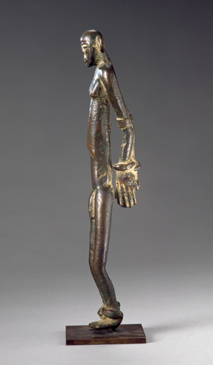Standing figure, Dogon, Mali (bronze)