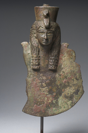 Aegis of Isis, Late Dynastic Period (bronze)