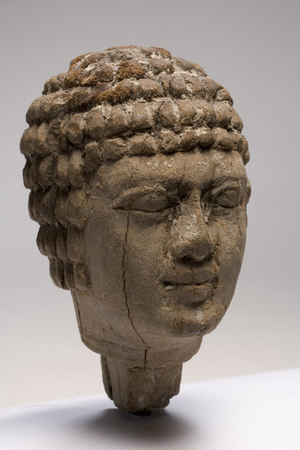 Head of a man (wood) (see also 249003-5)