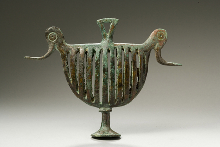 Finial, Geometric Period, c.8th-7th century BC (bronze)