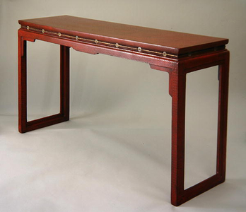 Altar table, Qianlong period (1736-95) (lacquered wood with jade inlay) (see also 272129)