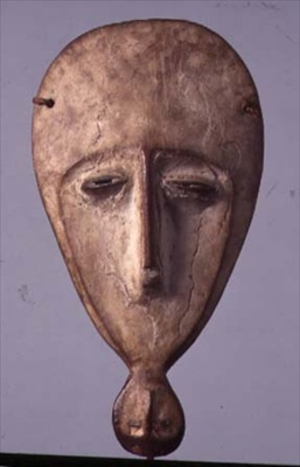 Lega mask, from Zaire, early 20th century (wood & pigment)