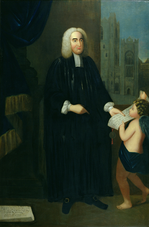 Portrait of Jonathan Swift (1667-1745) (oil on canvas)