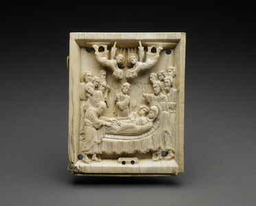 Plaque with the Koimesis, mid-10th century (ivory)