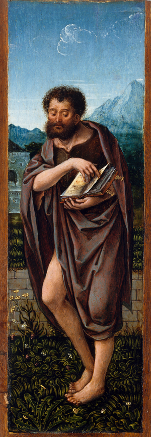 St. Matthew, early 16th century (oil on panel)