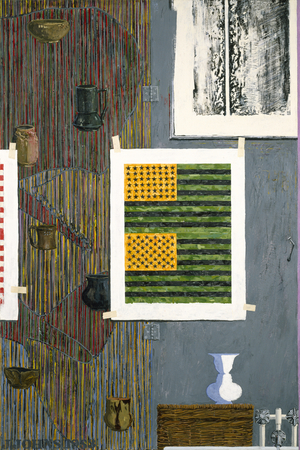 Ventriloquist, 1983 (encaustic on canvas)
