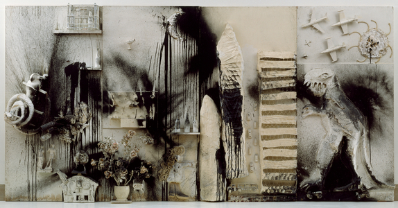 Gorgo in New York, 1962 (mixed media and chicken wire)