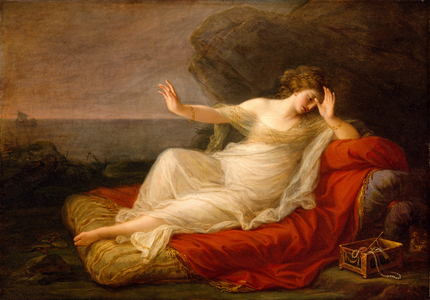 Ariadne Abandoned by Theseus, 1774 (oil on canvas)