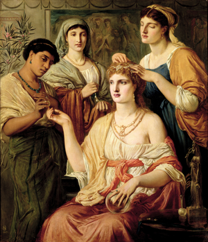 The Toilet of a Roman Lady, 1869 (oil on canvas)