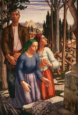 Wayside Shrine (tempera on board)