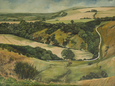 Jack and Jill from Wolstonbury, 1995 (oil on canvas)