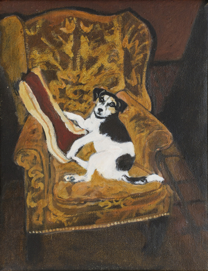 Wesley Reclining, 2003 (oil on canvas)