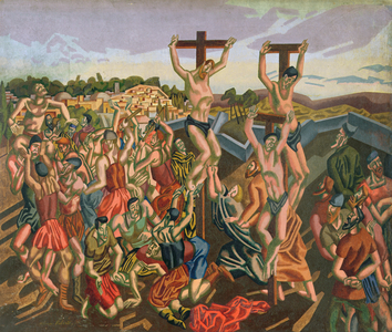 The Crucifixion, c.1923 (oil on canvas)