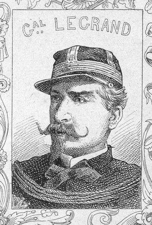 Portrait of French general Frederic Legrand, Franco Prussian War