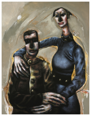 King of the Cuckolds, 2011 (acrylic on canvas)