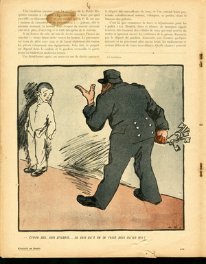 L'Assiette au Beurre, number 348, Satirique en couleurs, 1907_11_30: Childhood, Repression, Petite Roquette