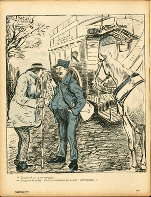 L'Assiette au beurre, numero 149, Satirique en Couleurs, 1904_2_6 : Transport, Monopole, Metro (lithograph)