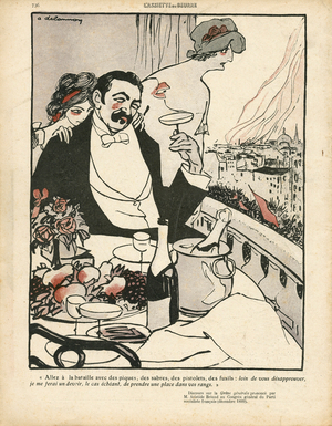 L'Assiette au Beurre, number 410, Satirique en couleurs, 1909_2_6: Social, Radicalism, Life of the rich, Emutes revolts - Briand Aristide