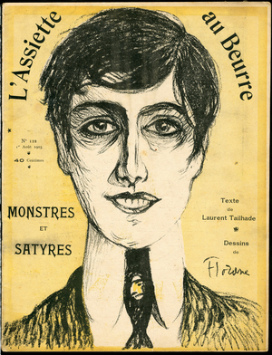 Cover of “” "L'Assiette au Beurre"””, number 122, Satirique en couleurs, 1903_8_1: Homosexuality Lesbianisme (lithograph)