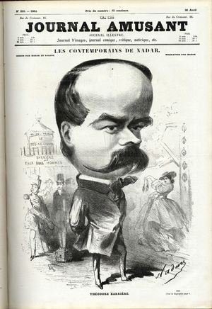 The Fun Journal, 1862_4_26 - Illustration by Nadar (1820-1910): Barriere Theodore (1821-1877)