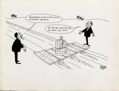 Days of France, Satirique en N & B, 1978_10_31: Identify - Peace (Allegory of) - Illustration by Jacques Faizant (1918-2006)