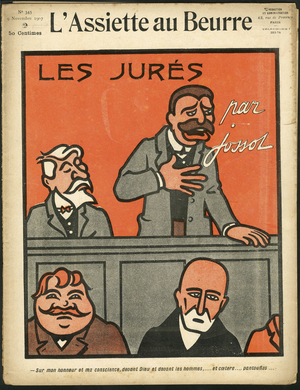 Cover of 'L'Assiette au Beurre', number 345, Satirique en Couleurs, 1907_11_9
