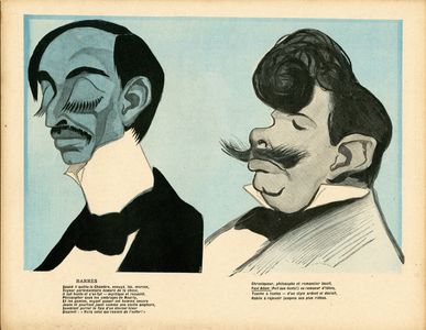 L'Assiette au Beurre, number 101, Satirique en couleurs, 1903_3_7: Literature, Academie francaise - Barres Maurice (1862-1923), Adam Paul (1862-1920) (lithograph)