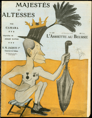 Cover of 'L'Assiette au Beurre', number 130, Satirique en Colours, 1903_9_26