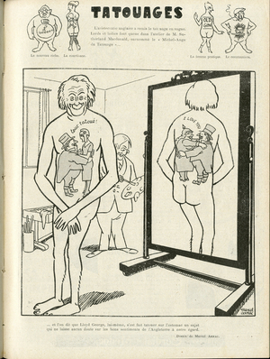 Illustration of Marcel Arnac (1886-1931) in Le Rire, 26/11/21