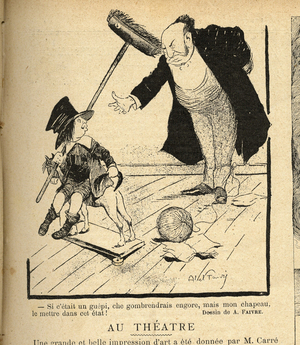 Illustration for the magazine "Le Rire", 1899 (engraving)