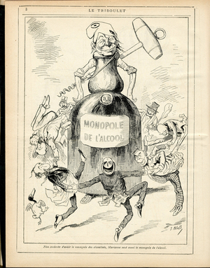 Illustration for 'Le Triboulet', 1886 (engraving)