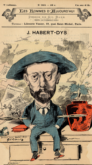 Cover of Les Hommes d'aujourd'hui, number 354,, illustration by Gil Baer (1859-1931): Caricaturists - Jules Habert-Dys (Habert Dys) (1850-1930)