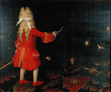 Prize (Russian Christmas Game) 2003 (oil on canvas)
