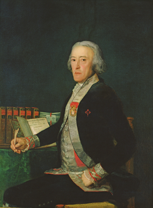 Portrait of Felix Colon de Larriategui, 1794 (oil on canvas)
