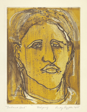 Turbaned Head, 1965 (etching & lift-ground etching)