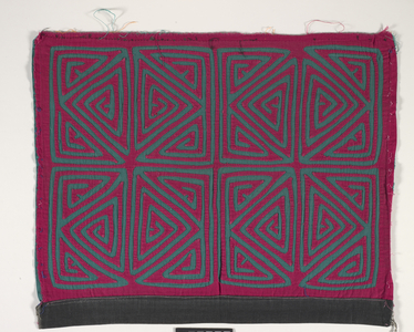 Shirt Panel (mola), c.1950 (appliqued cotton)